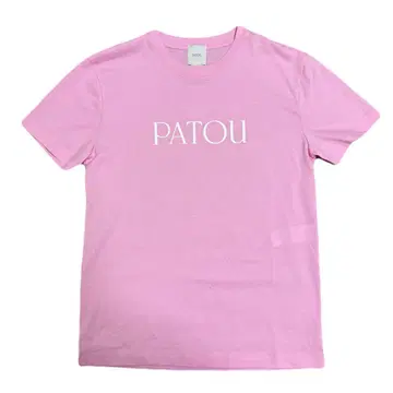 PATOU 오가닉 코튼 파투 로고 티셔츠