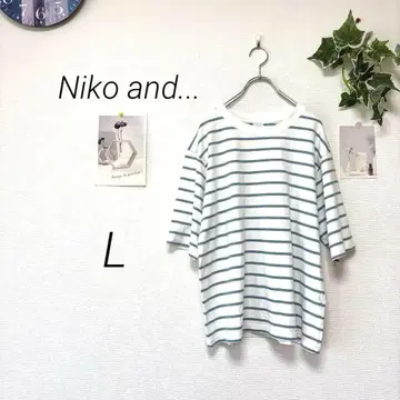 8742-1 Niko and... 니코 앤 보더 티셔츠 L