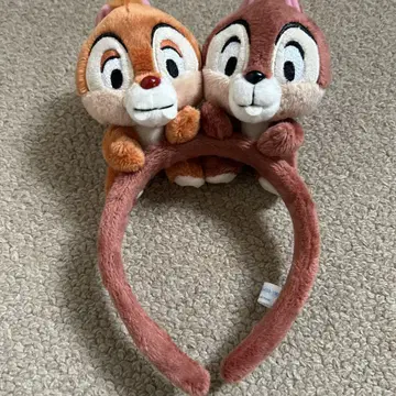 칩과 데일 머리띠 봉제 인형