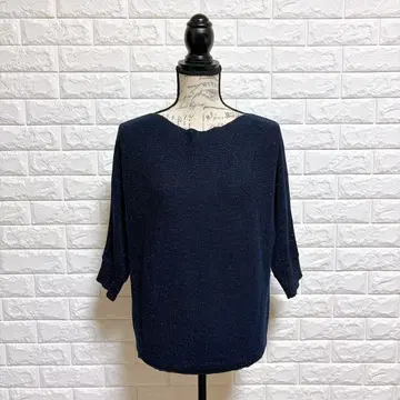 오파크 클립 [M] 티셔츠 레이온 라메 드롭 숄더