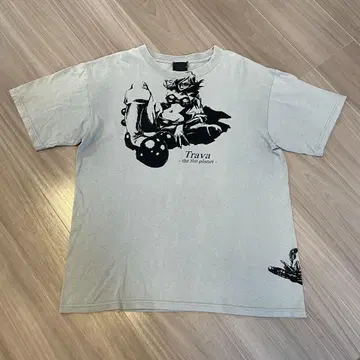 Trava The Fist Planet 빔즈 레어 한정판 콜라보 티셔츠