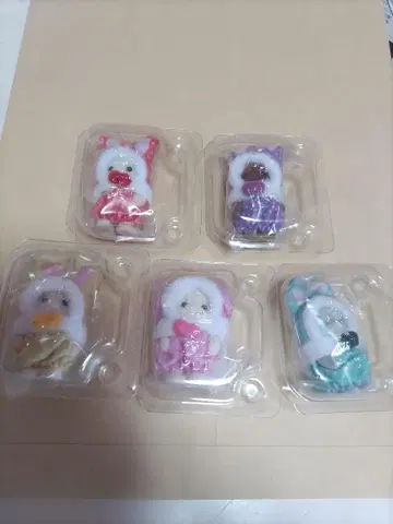 실바니아 컬러풀 토끼 코스튬 5종류 컴프 새상품