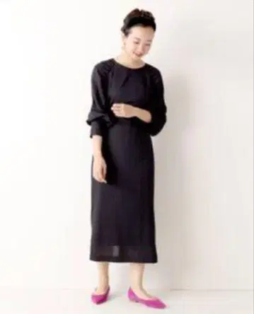 U by Spick & Span 스픽 앤 스팬 도트 무늬 원피스