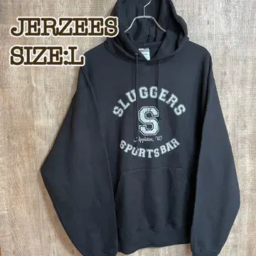 JERZEES 저지 후드티 후디 블랙 L
