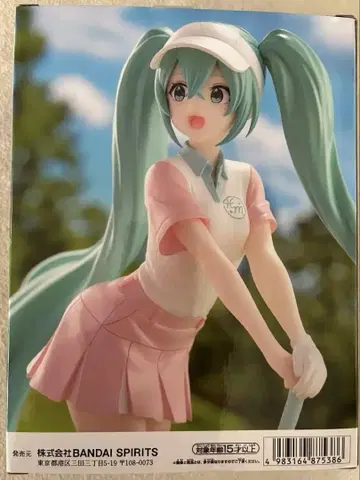 Banpresto 하츠네 미쿠 홀리데이 메모리즈 골프 피규어