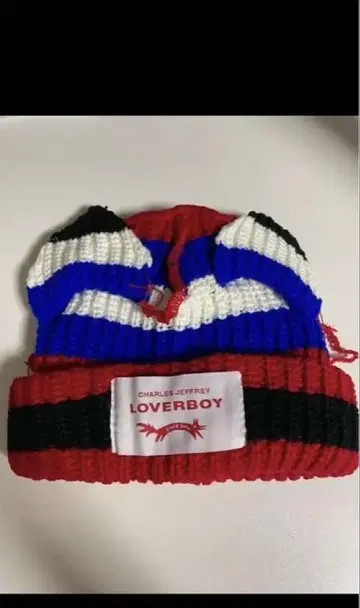 LOVERBOY 고양이 귀 니트 모자