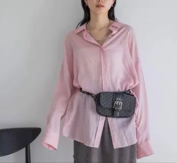 텐셀 린넨 시어 셔츠 LS 지나시스 미사용 새상품 이번 시즌 신상