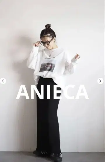 아니카 컬러 포토 롱 티셔츠