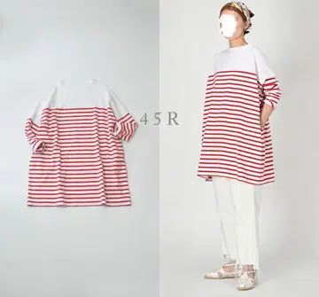 새상품급 45R ONEONE 바스크 보더 튜닉