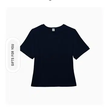 thehighlights compact tee navy 더 하이라이트