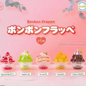 가챠 모자 꽁지 프라페 총 5종류 풀 컴프 세트
