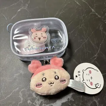 치이카와 (먼작귀) 헌책방 푹신한 클리어 파우치 미니 가마구치 파우치