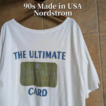 90년대 USA제 Nordstrom 백화점 기업 티셔츠 싱글 스티치