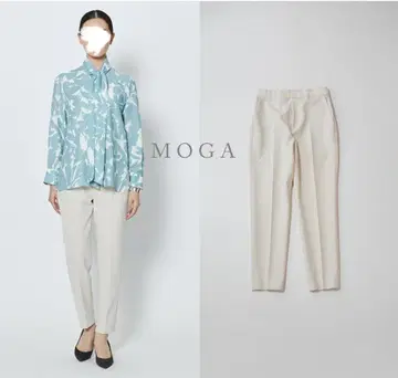 새상품 MOGA 하이 스트레치 크로스 테이퍼드 팬츠