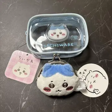 치이카와 하치와레 푹신푹신 클리어 파우치 미니 가마구치 파우치