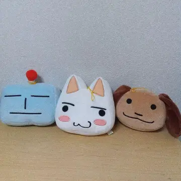 어디서나 함께 미니 쿠션 3개 세트 레어 레트로