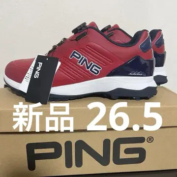핑 골프화 레드/네이비 26.5cm