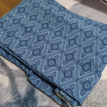 호몬기 꽃무늬 파란색