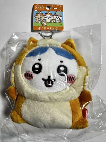치이카와 봉제 인형 스트랩 아키타견 하치와레