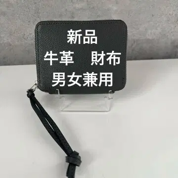 미사용 새상품 소가죽 지갑 남녀 공용