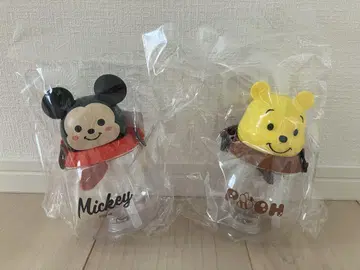 빛나는 곰돌이 푸 빛나는 디즈니 귀여운 포트 보틀 2개 세트