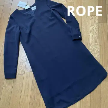 새상품 ROPE 네이비 V넥 드레스 자라 언타이틀 투모로우랜드