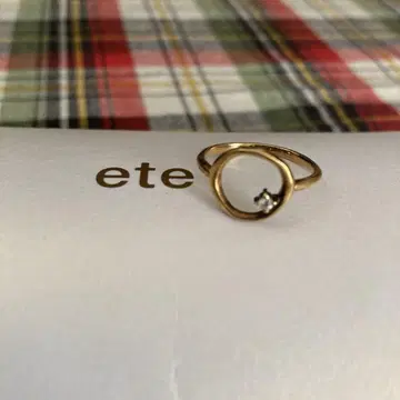 ete 반지 반지 sv925 앤티크 골드 13호