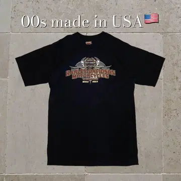 00s USA제 할리데이비슨 티셔츠 L