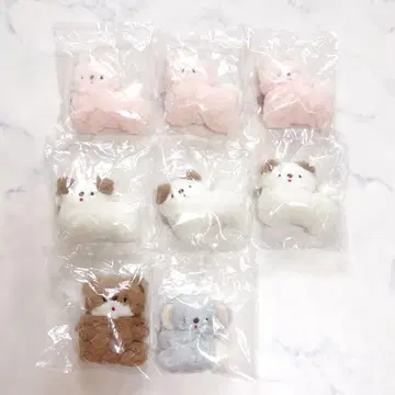 니코야마 포케 봉제 인형 클립 8종 세트