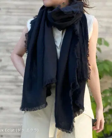 벨기에 린넨 대형 스톨 새상품급