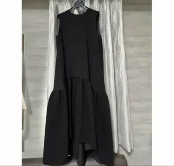 요코짱 YOKO CHAN 헴 플레어 원피스 롱 맥시 38
