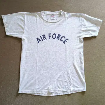 빈티지 JERZEES 바디 AIR FORCE 티셔츠 M 그레이