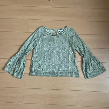 Couleur & Tendance 민트 그린 레이스 탑