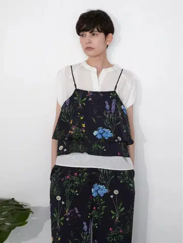 TICCA 티카 2WAY 플라워 프린트 뷔스티에/TBES-421