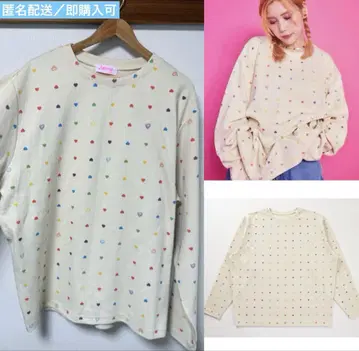 RE. 아루이도트 와플 하트 롱 T 나카 리이사