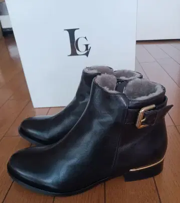 Luca Grossi 다크 브라운 양가죽 부츠