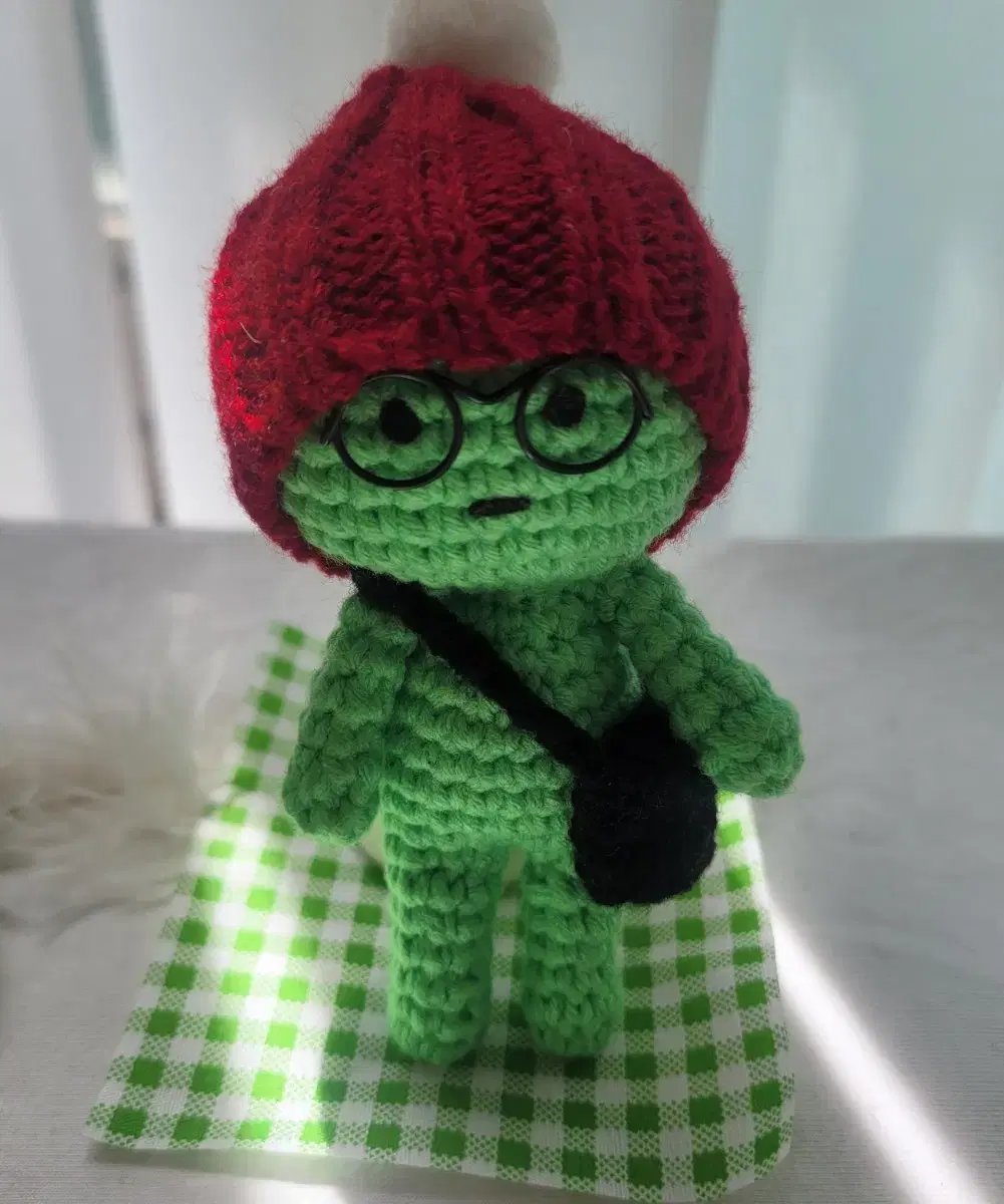 Smiski Crochet Doll