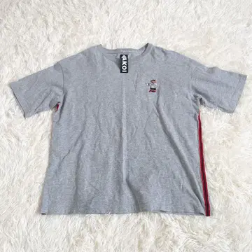 KAKOI.TOKYO 티셔츠 헤더 그레이 곰 맥주