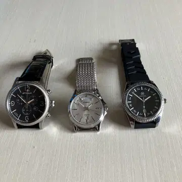 쿼츠 손목시계 3개 세트