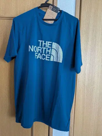 THE NORTH FACE 로고 티셔츠 파랑
