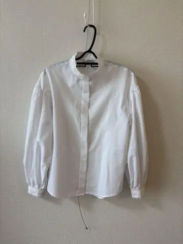 나라 까미체 화이트 레이스 블라우스 L 사이즈
