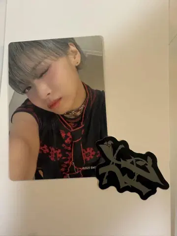 hana 지스 트레이딩 카드 스티커