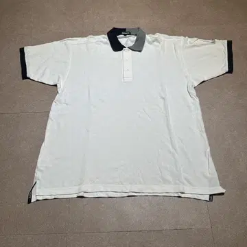 Ashworth 피케 셔츠 반팔 화이트 골프 L