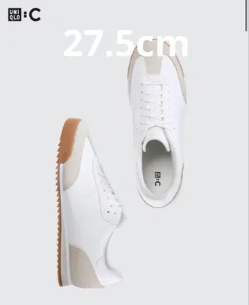 유니클로 C 스웨이드 콤비네이션 스니커즈 27.5cm 새상품