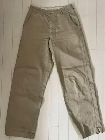 실물 US ARMY m45 40s 치노 팬츠 USA제