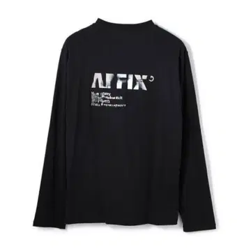 Affix 블랙 롱 티셔츠 S 사이즈