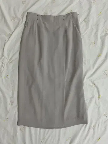 크레피 슬릿 타이트 스커트
