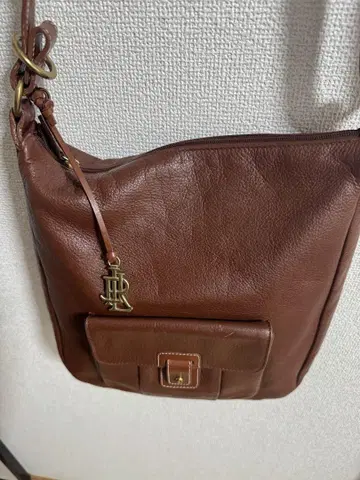 랄프 로렌 브라운 숄더백