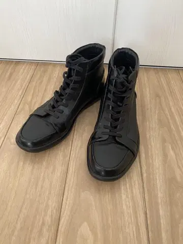 캘빈클라인 가죽 신발 스니커즈 블랙 26cm