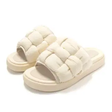 미사용 새상품! foot industry 화이트 쿠션 샌들